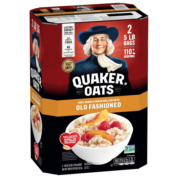 Quaker Oats Old Fashioned Rolled Oats, 10 lbs