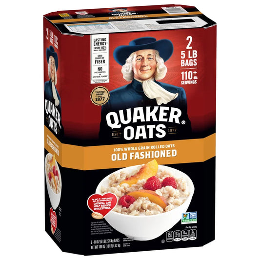 Quaker Oats Old Fashioned Rolled Oats, 10 lbs
