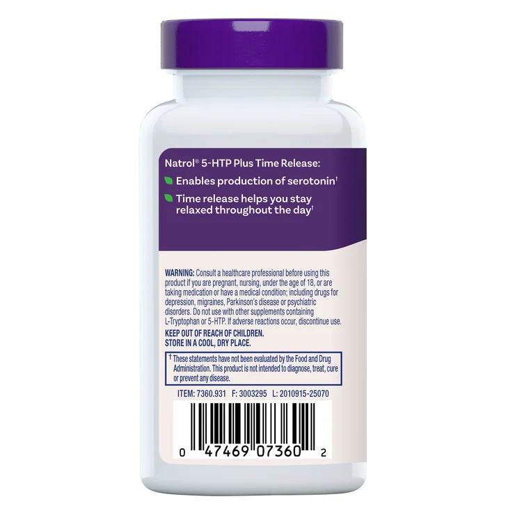 Natrol 5-HTP Plus Mood & Relaxation 100 mg., 150 Time Release Tablets