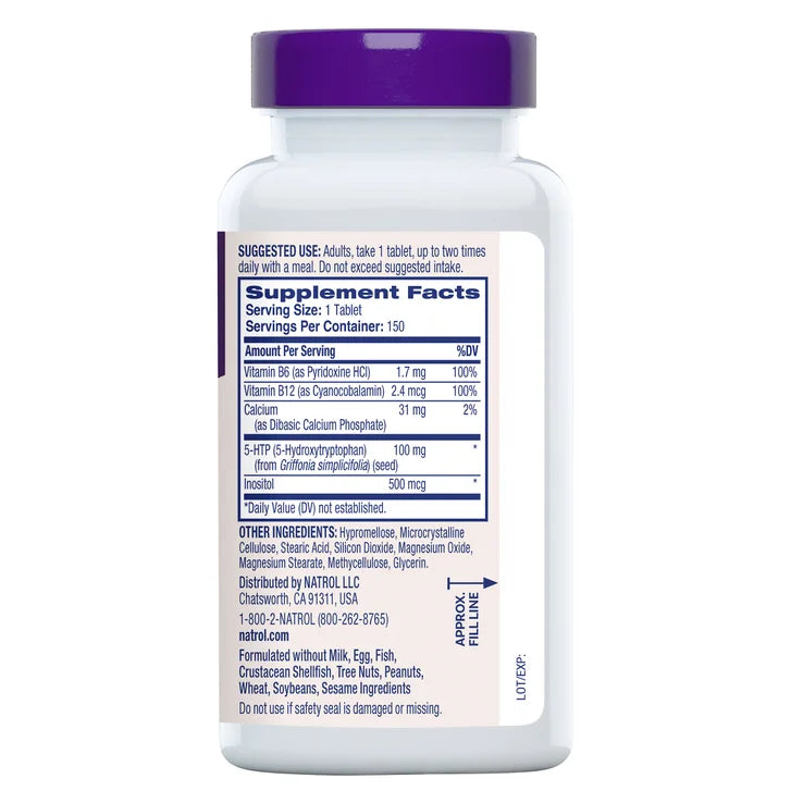 Natrol 5-HTP Plus Mood & Relaxation 100 mg., 150 Time Release Tablets