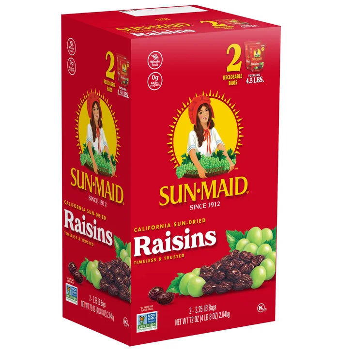 Sun-Maid, Raisins, 2.25 lbs, 2-Count