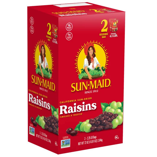 Sun-Maid, Raisins, 2.25 lbs, 2-Count