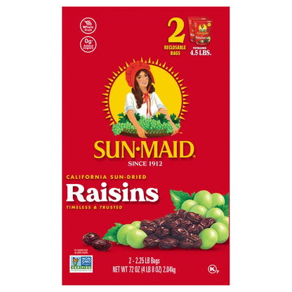 Sun-Maid, Raisins, 2.25 lbs, 2-Count