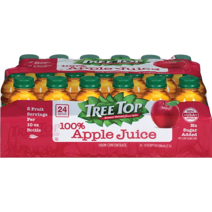 Tree Top, 100% Apple Juice, 10 fl oz, 24-Count