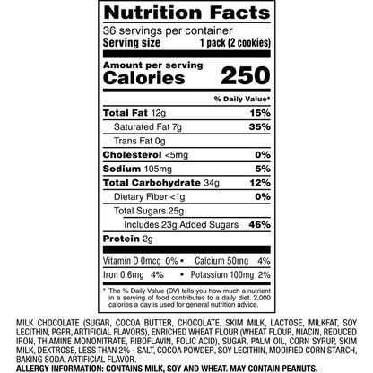 Twix Caramel Cookie Chocolate Candy Bar, Full Size, 1.79 oz, 36-count