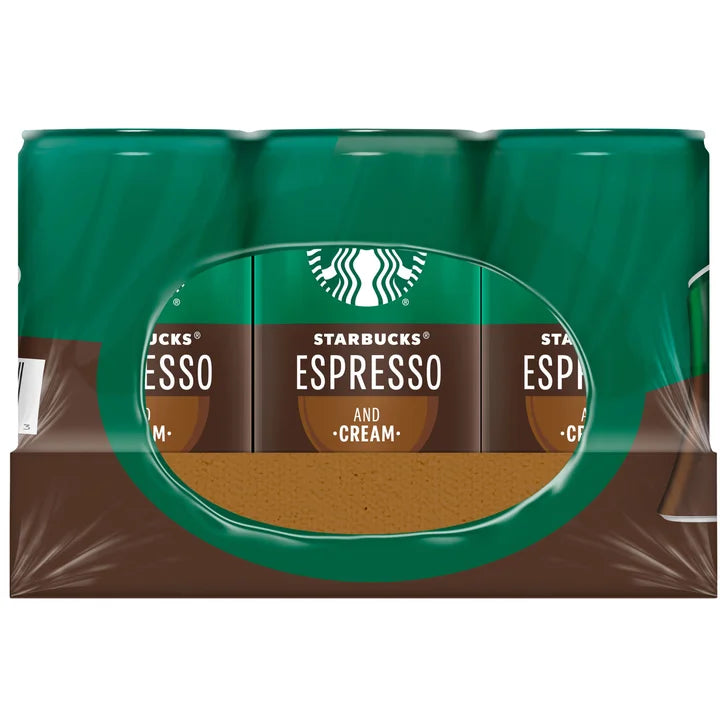 Starbucks Espresso, Espresso & Cream, 6.5 fl oz, 12-count