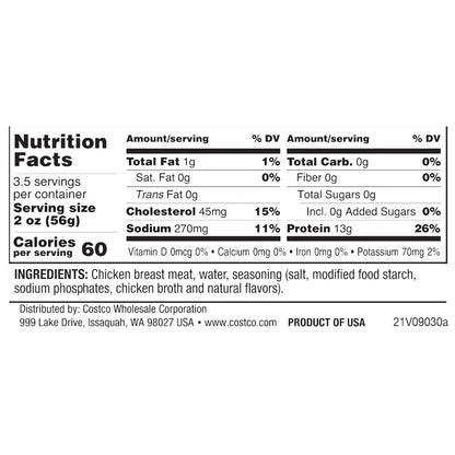 Kirkland Signature, Chicken Breast, 12.5 oz, 6-Count