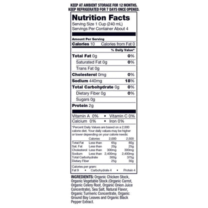 Kirkland Signature, Organic Chicken Stock, 32 fl oz, 6-Count