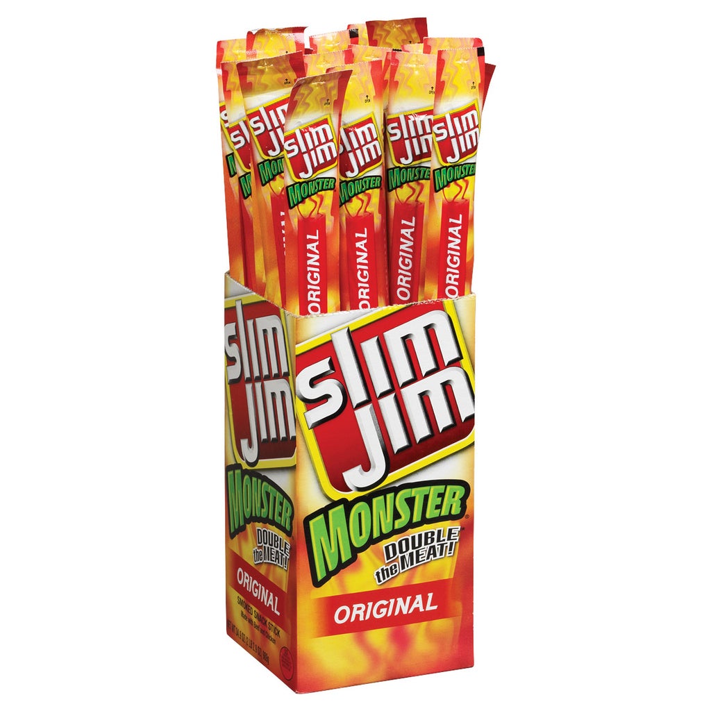 Slim Jim Snack Stick, Original, 1.94 oz, 18-count