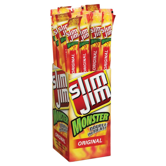 Slim Jim Snack Stick, Original, 1.94 oz, 18-count