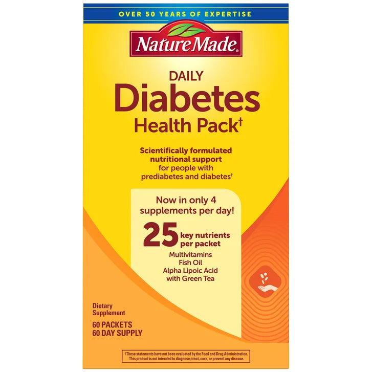 Nature Made Diabetes Health Pack, 60 Packets