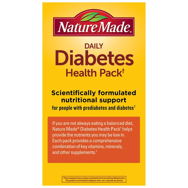 Nature Made Diabetes Health Pack, 60 Packets