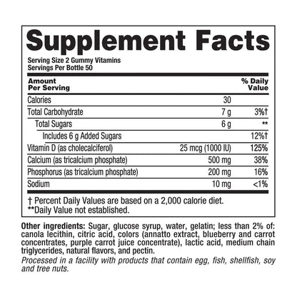 vitafusion Calcium+D?, 200 Gummy Vitamins
