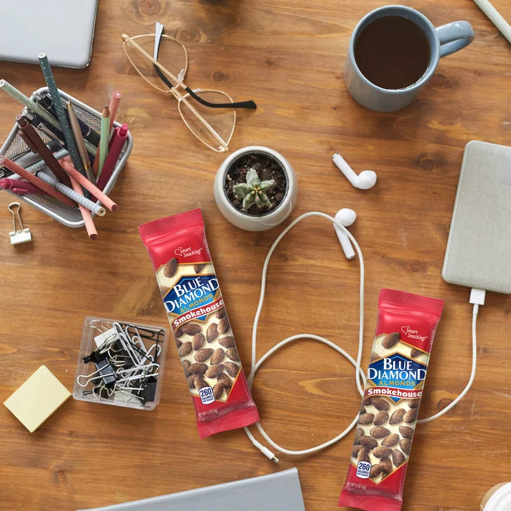 Blue Diamond Almonds, Smokehouse, 1.5 oz, 12-count