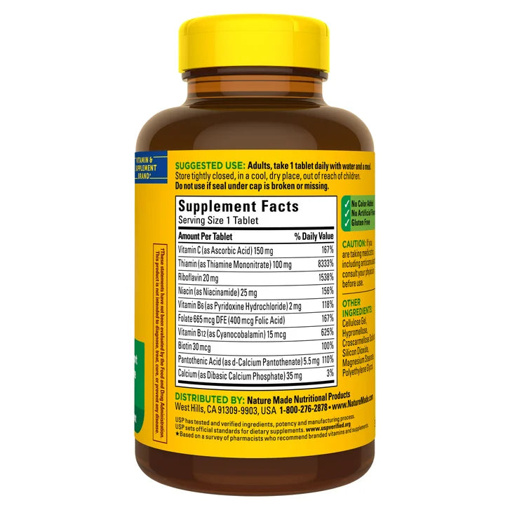Nature Made Super B-Complex, 460 Tablets