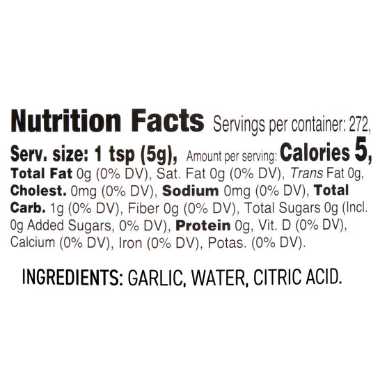 Kirkland Signature, Minced California Garlic, 48 oz