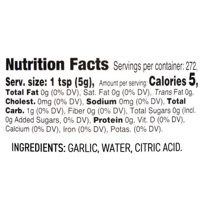 Kirkland Signature, Minced California Garlic, 48 oz