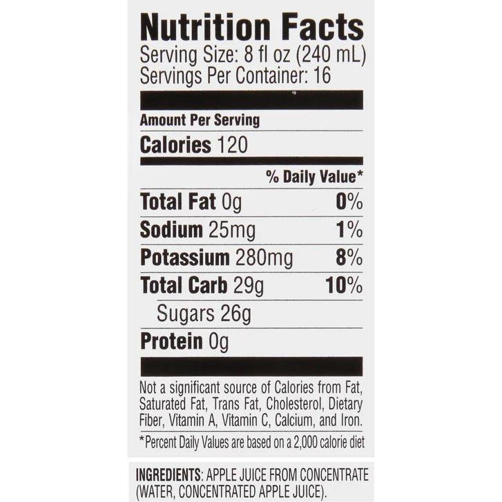 Tree Top, 100% Apple Juice, 1 Gallon, 2-Count