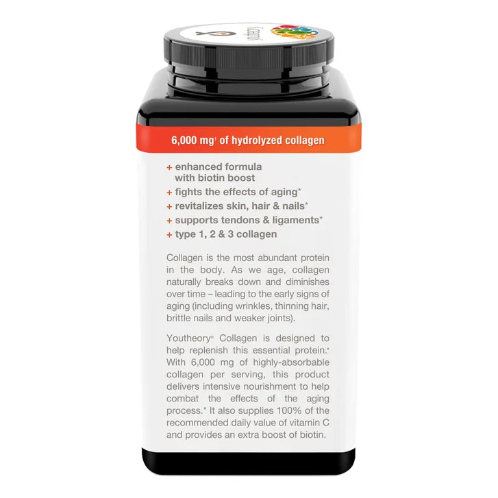 youtheory Collagen Plus Biotin, 390 Tablets