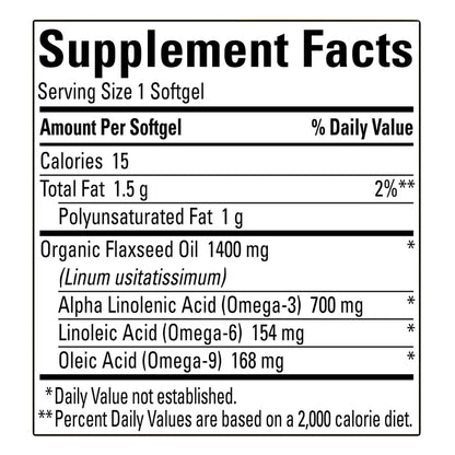 Nature Made Flaxseed Oil 1400 mg, 300 Softgels
