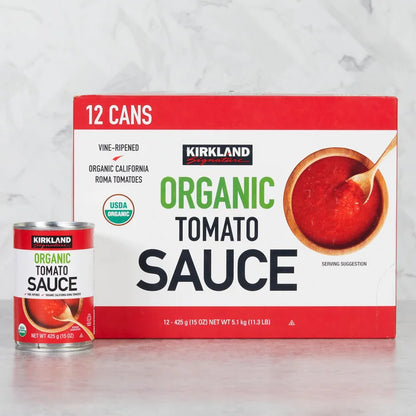 Kirkland Signature, Organic Tomato Sauce, 15 oz, 12-Count