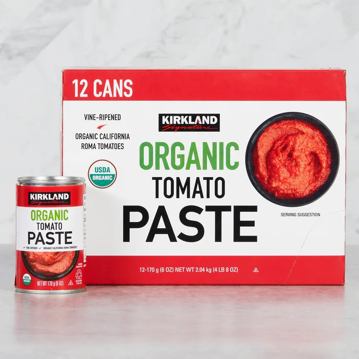 Kirkland Signature, Organic Tomato Paste, 6 oz, 12-Count
