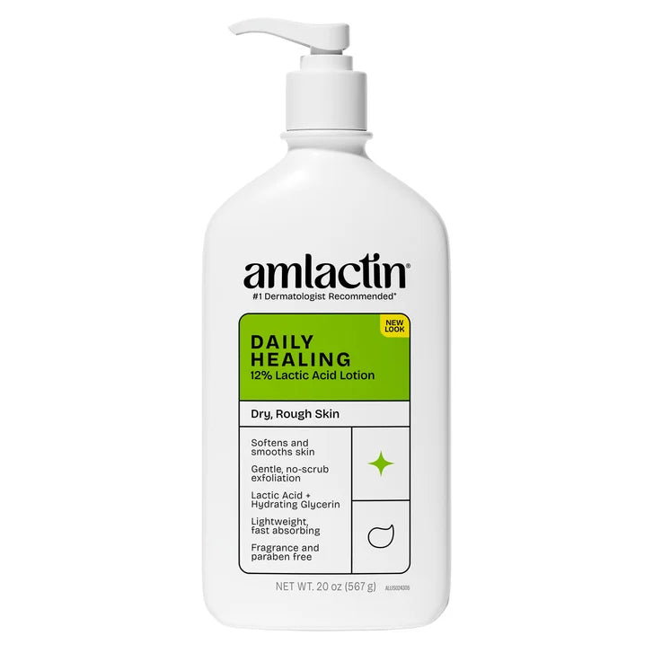 Amlactin Moisturizing Body Lotion with 12% Lactic Acid, 20 oz