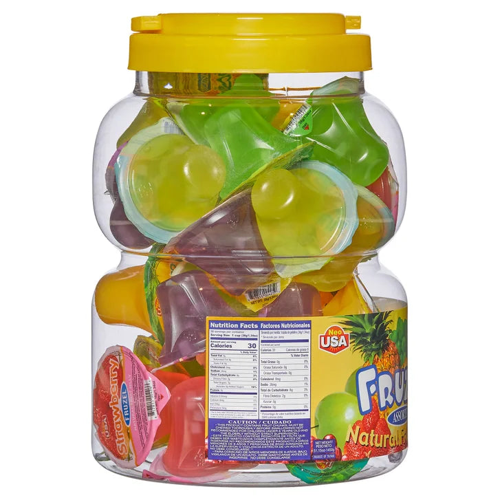 Fruzel Natural Fruit Jelly, Assorted, 51.15 oz