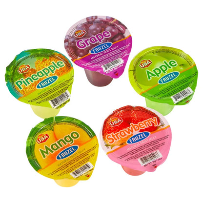 Fruzel Natural Fruit Jelly, Assorted, 51.15 oz
