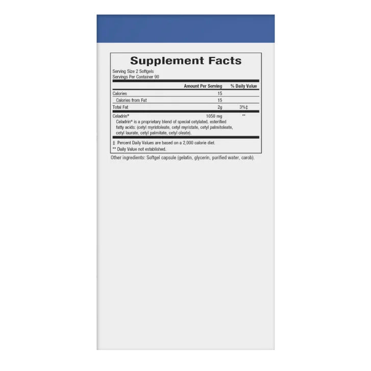 Celadrin Advanced Joint Health 1050 mg., 180 Softgels