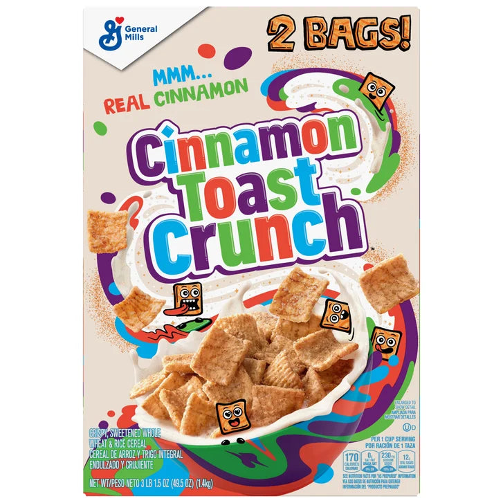 Cinnamon Toast Crunch Cereal, 49.5 oz
