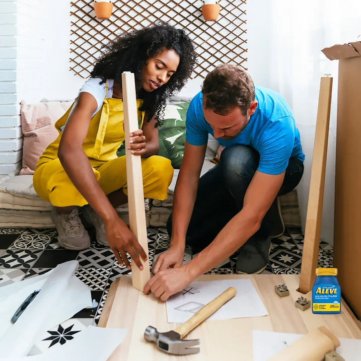 Aleve Naproxen Sodium 220 mg. Pain Reliever/Fever Reducer, 320 Caplets