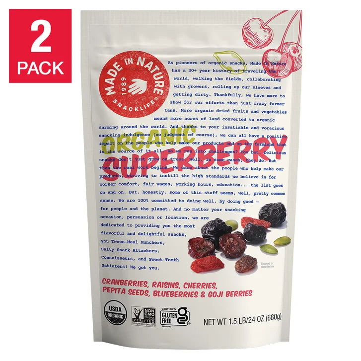 Made in Nature Organic Berry Fusion 24 oz, 2-pack