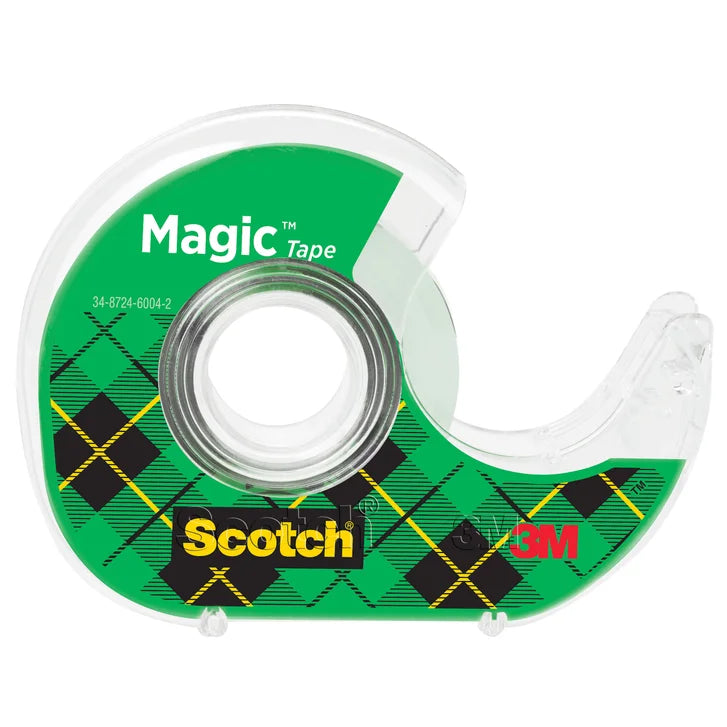 3M Scotch Magic Tape/Gift Wrap Tape, 6600" Total, 6-pack