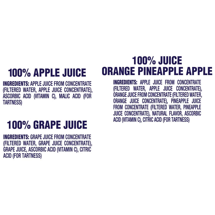 Welch's 100% Juice Drink, Variety Pack, 10 fl oz, 24-count