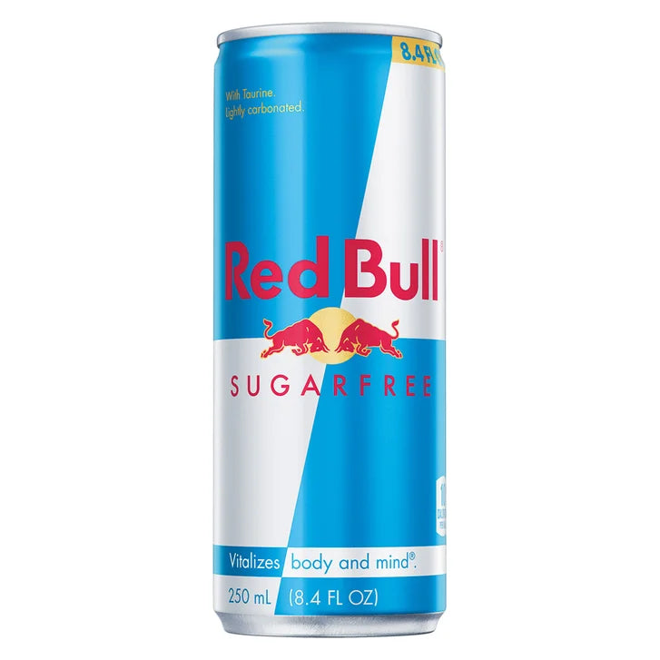 Red Bull Energy Drink, Sugar Free, 8.4 fl oz, 24-count