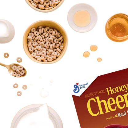 General Mills, Cheerios Cereal, Honey Nut, 27.5 oz, 2-Count
