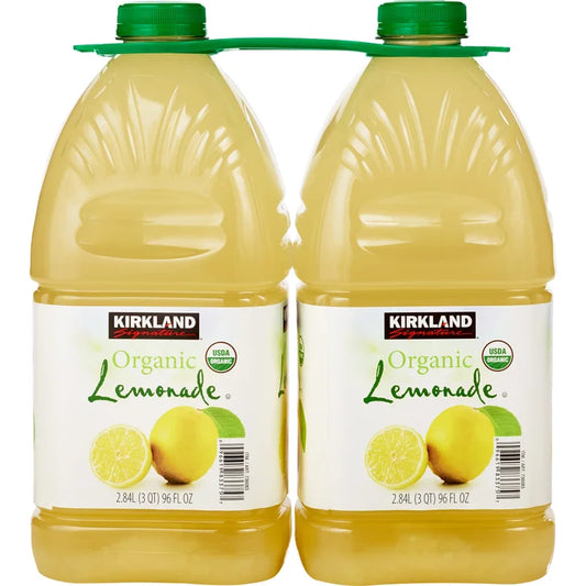 Kirkland Signature, Organic Lemonade, 96 fl oz, 2-count