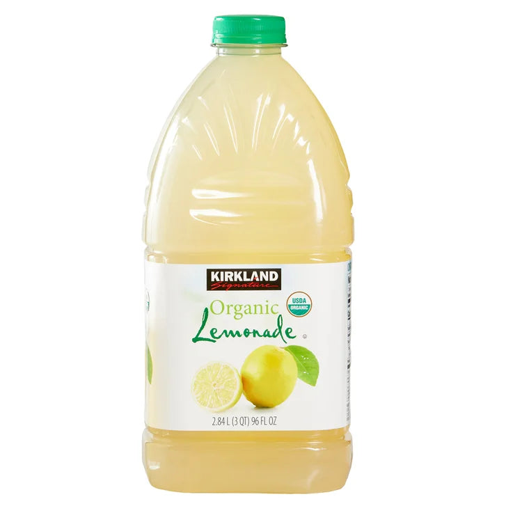 Kirkland Signature, Organic Lemonade, 96 fl oz, 2-count
