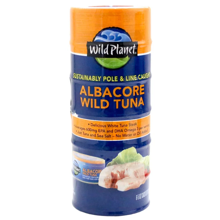 Wild Planet, Albacore Wild Tuna, 5 oz, 6-Count