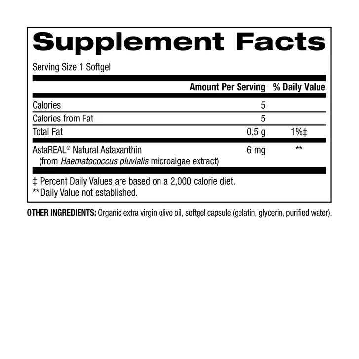 trunature Astaxanthin 6 mg., 100 Softgels