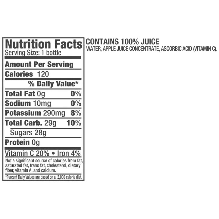 Mott's, 100% Apple Juice, 8 fl oz, 24-Count