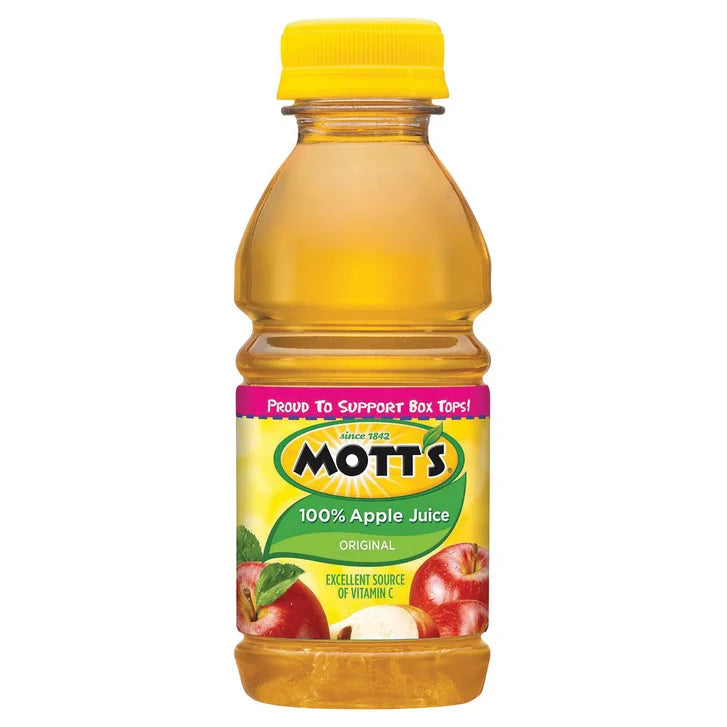 Mott's, 100% Apple Juice, 8 fl oz, 24-Count