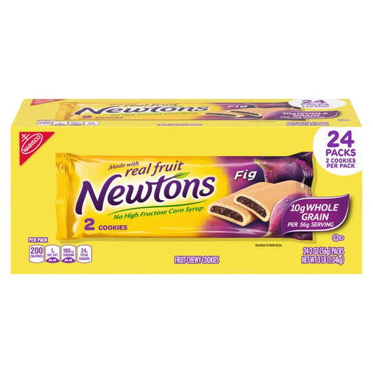 Newtons Fig Cookies, 2 oz, 24-count