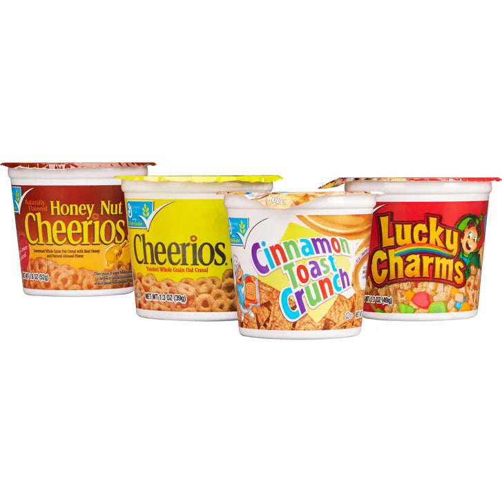 General Mills Cereal Cup, Variety Pack, 12-count