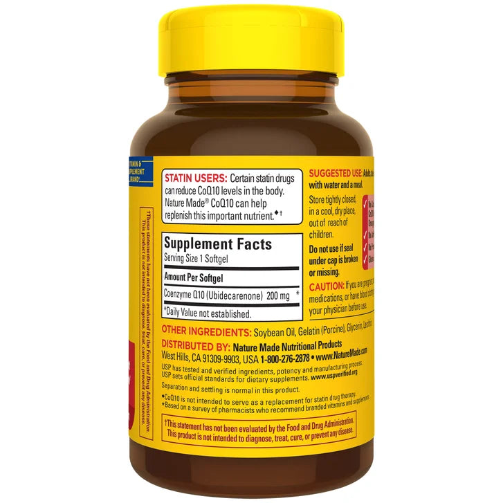 Nature Made CoQ10 200 mg., 140 Softgels