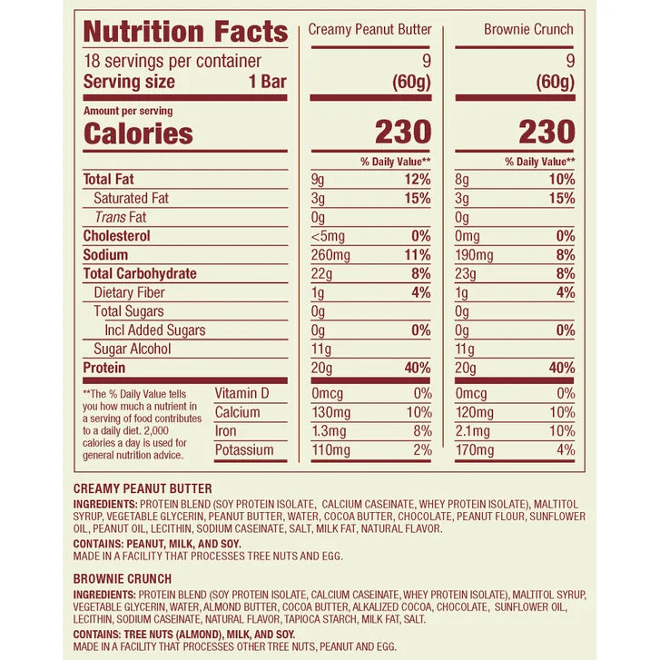 Think Thin High Protein Bar, Variety Pack, 2.1 oz, 18-count