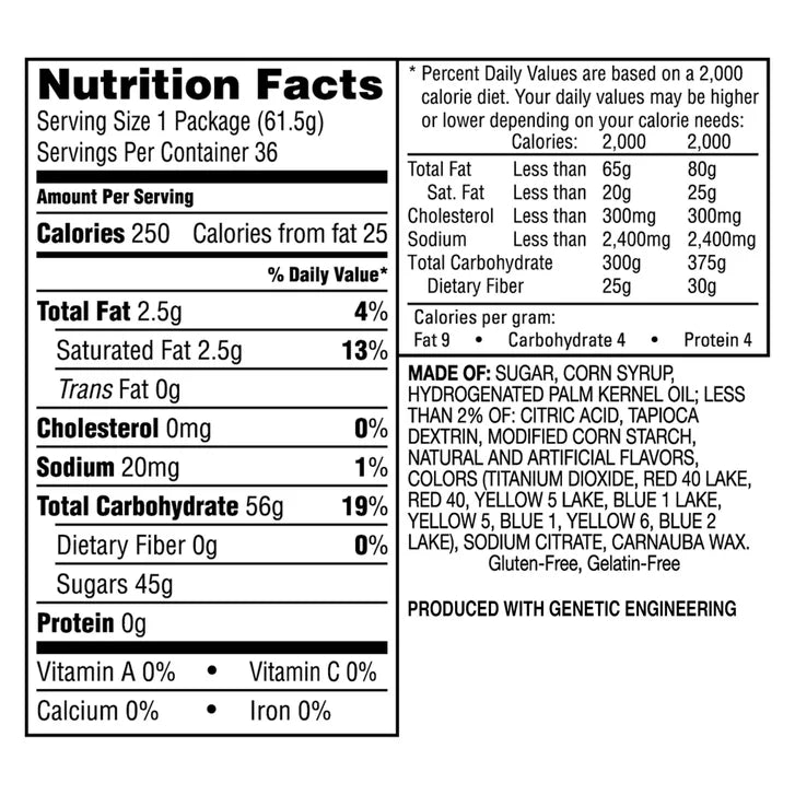 Skittles Bite Size Candy, Wild Berry, 2.17 oz, 36-count