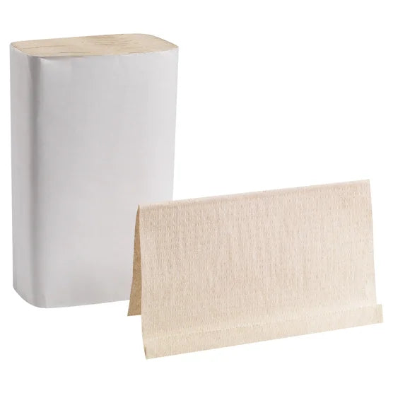 Marathon Paper Towel, Brown, Singlefold, 1-Ply, 250-count, 16-pack