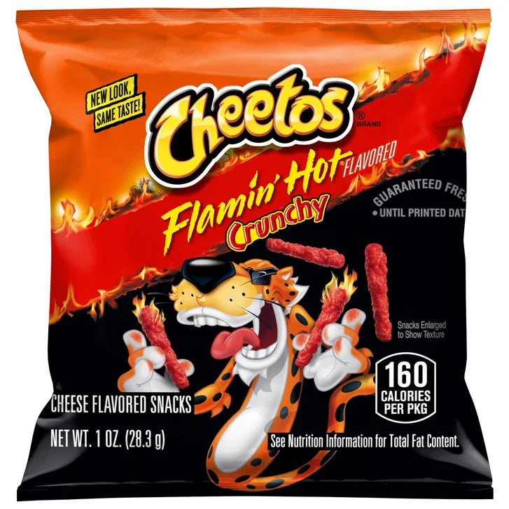 Cheetos Crunchy, Flamin' Hot, 1 oz, 50-count